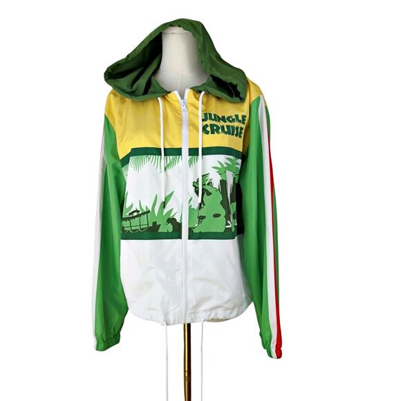 Disney Parks JUNGLE CRUISE Hooded WINDBREAKER Full Zip Jacket ADULT MED - Picture 2 of 11